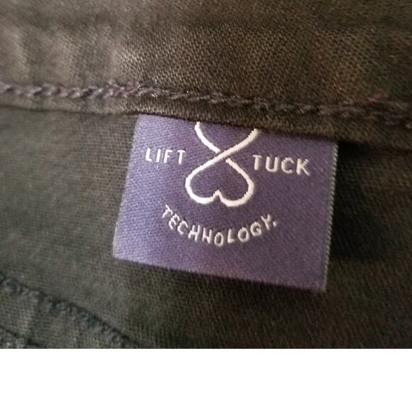 NYDJ Women’s Jeans Black Straight Leg Lift Tuck Jeans Stretch Size 14 - Picture 7 of 10